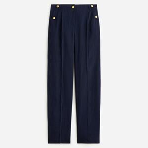 J. Crew Wide Leg Pant in Italian Linen Blend - 16
